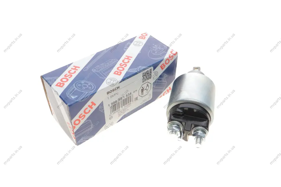 Реле стартера втягуюче Fiat Doblo 1.6 D/1.9 JTD 01- 1 986 SE1 534 BOSCH 1-986-SE1-534 (фото 1)