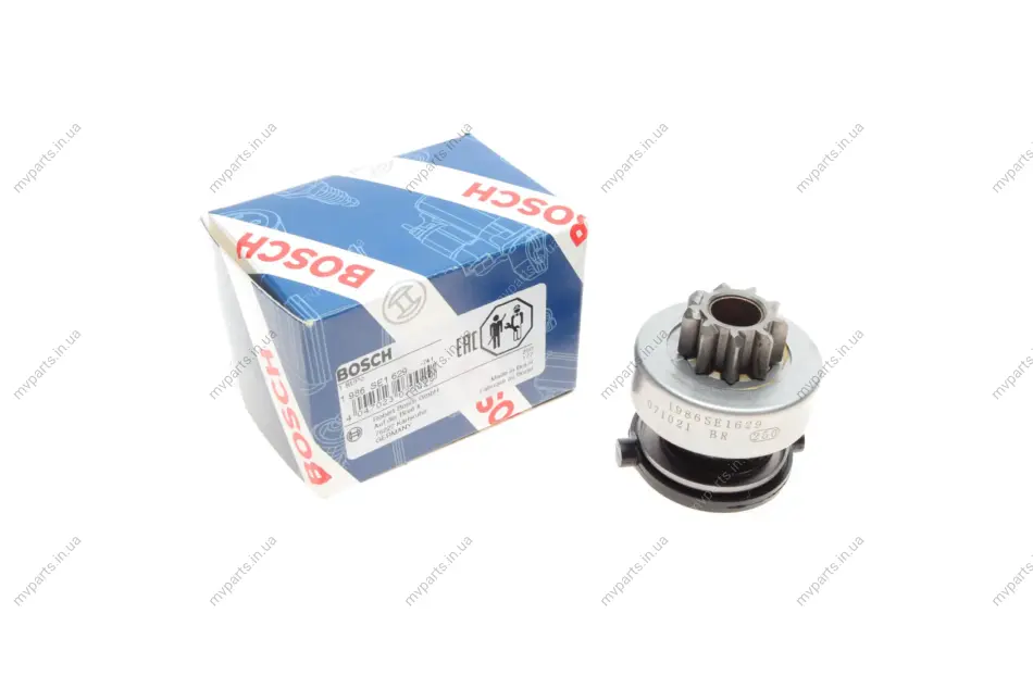 Бендикс стартера Citroen Berlingo 1.1-1.4 96-11 1 986 SE1 629 BOSCH 1-986-SE1-629 (фото 1)