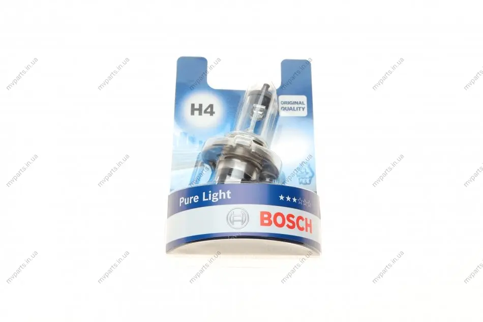 Автолампа H4 12V 60/55W P43t Pure Light BL 1 987 301 001 BOSCH 1-987-301-001 (фото 1)