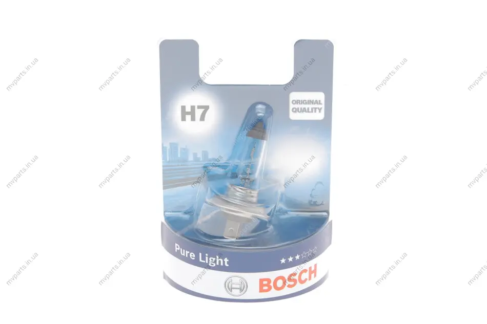 Автолампа H7 12V 55W PX26d Pure Light 1 987 301 012 BOSCH 1-987-301-012 (фото 1)