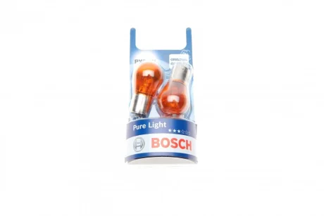 Автолампа PY21W 12V 21W BAU15s (к-кт 2шт) 1 987 301 018 BOSCH 1-987-301-018