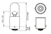 Автолампа T4W 12V 4W BA9s Pure Light (к-кт 2шт) 1 987 301 023 BOSCH 1-987-301-023 (фото 6)