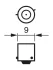 Автолампа H6W 12V 6W BAX9s Pure Light (BL/к-кт 2шт.) 1 987 301 035 BOSCH 1-987-301-035 (фото 7)