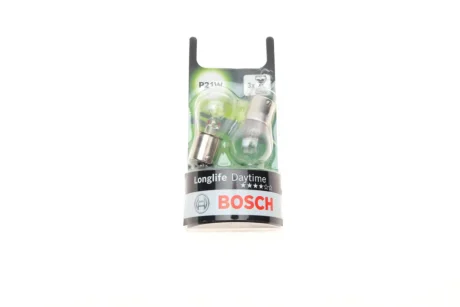 Автолампа P21W 12V 21W BA15s Longlife Daytime (к-кт 2шт) (BL) 1 987 301 050 BOSCH 1-987-301-050