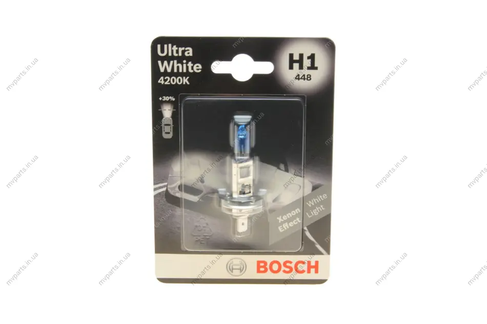 Автолампа H1 12V 55W P14.5s Ultra White 1 987 301 088 BOSCH 1-987-301-088 (фото 1)