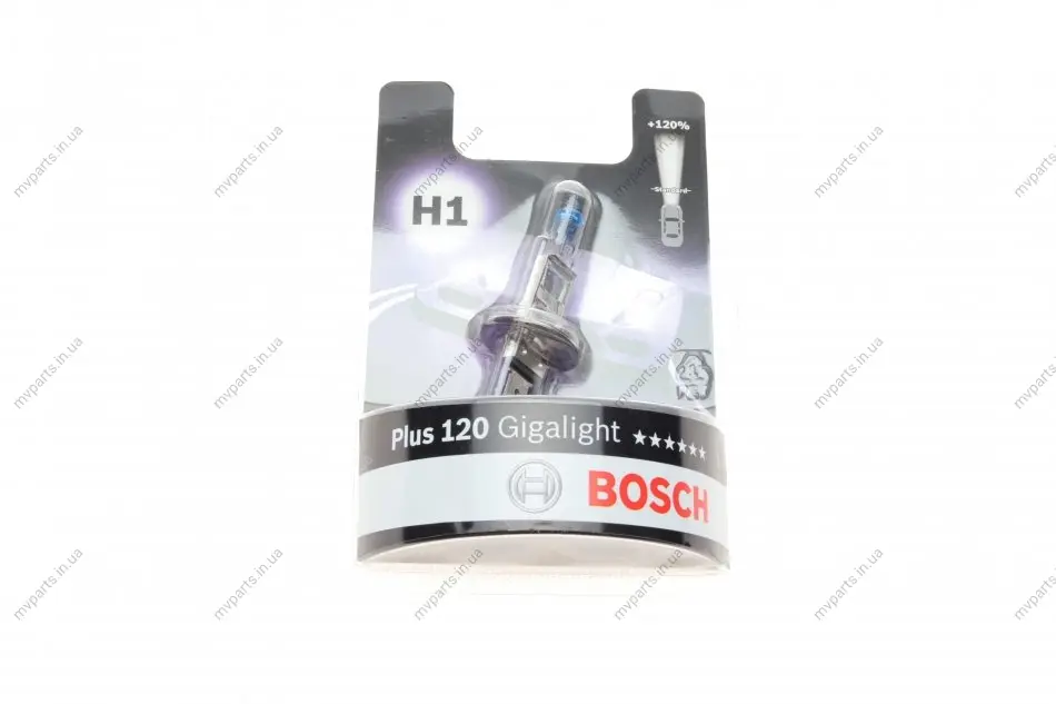Автолампа H1 12V 55W P14.5s Gigalight +120% 1 987 301 108 BOSCH 1-987-301-108 (фото 1)
