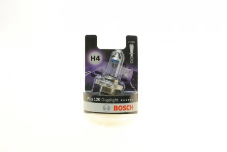 Автолампа H4 12V 60/55W P43t Gigalight +120% 1 987 301 109 BOSCH 1-987-301-109