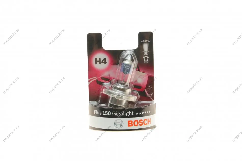 Автолампа H4 12V 60/55W P43t Gigalight +150% 3450K 1 987 301 136 BOSCH 1-987-301-136 (фото 1)
