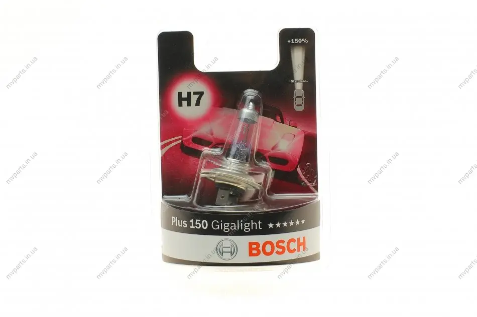 Автолампа H7 12V 55W PX26d +150 Gigalight (BL) 1 987 301 137 BOSCH 1-987-301-137 (фото 1)