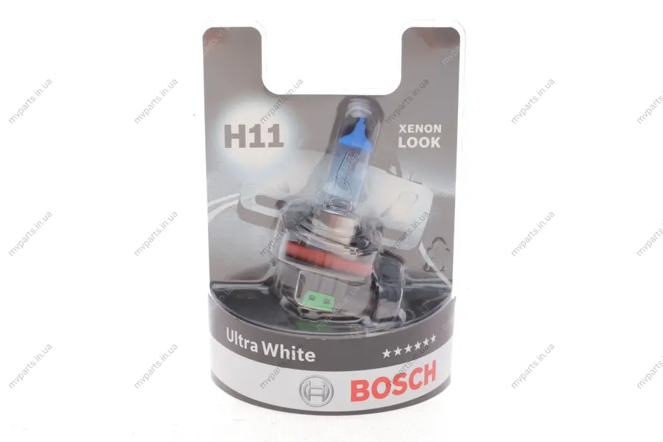 Автолампа H11 12V 55W PGJ19-2 Ultra White (BL/1шт) 1 987 301 154 BOSCH 1-987-301-154 (фото 1)