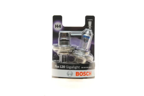 Автолампа H4 12V 60/55W P43t Plus 120 Gigalight DBL 1 987 301 425 BOSCH 1-987-301-425