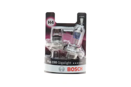 Автолампа H4 12V 60/55W P43t Plus 150 Gigalight DBL 1 987 301 430 BOSCH 1-987-301-430