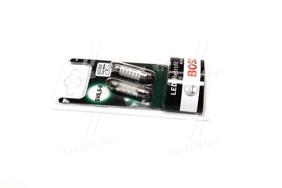 Автолампа C5W 12V 1W S8.5d LED Retrofit BL (палець) К-кт 2 шт. 1 987 301 501 BOSCH 1-987-301-501 (фото 1)