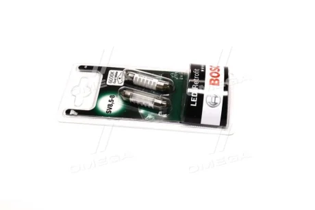 Автолампа C5W 12V 1W S8.5d LED Retrofit BL (палець) К-кт 2 шт. 1 987 301 501 BOSCH 1-987-301-501