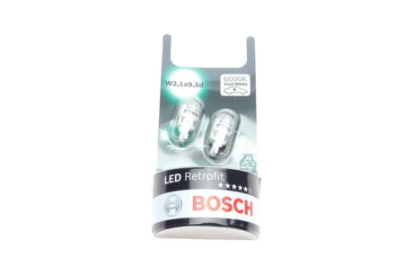Автолампа W5W 12V 5W W2.1x9.5d LED Retrofit BL 6000K (Cool white) 1 987 301 505 BOSCH 1-987-301-505