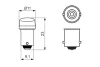 Автолампа T4W 12V 1W BA9s LED Retrofit BL (6000K) (к-кт 2шт) 1 987 301 513 BOSCH 1-987-301-513 (фото 6)