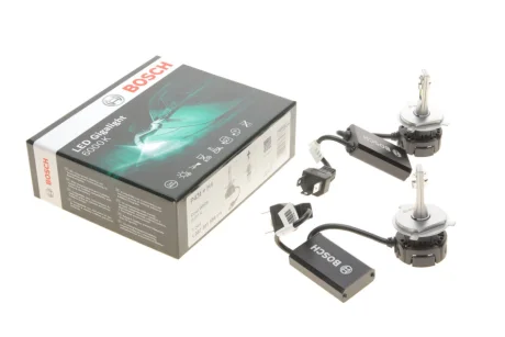 Автолампа H4 12V 30W P22d Gigalight Twin LED (6000К) (к-кт 2шт,) 1 987 301 554 BOSCH 1-987-301-554
