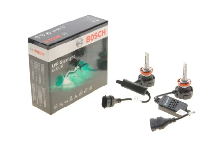 Автолампа H8 12V 30W PGJ19 Gigalight Twin LED (6000K) 1 987 301 558 BOSCH 1-987-301-558