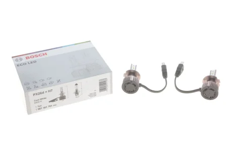 Автолампа H7 12V 24W PX26d LED 6500K (к-кт 2 шт) 1 987 301 701 BOSCH 1-987-301-701