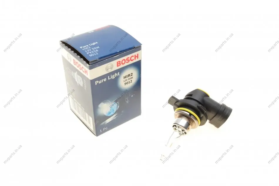 Автолампа HIR2 12V 55W PX22d Pure Light 1 987 302 026 BOSCH 1-987-302-026 (фото 1)