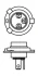 Автолампа H4 12V 60/55W P43t Longlife Daytime 1 987 302 048 BOSCH 1-987-302-048 (фото 7)