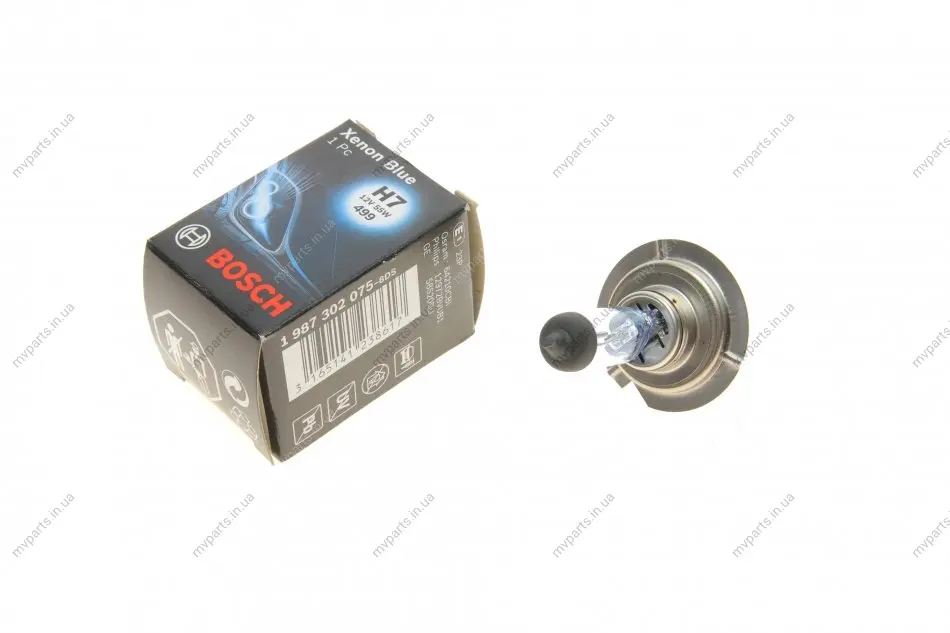 Автолампа H7 12V 55W PX26d Xenon Blue 1 987 302 075 BOSCH 1-987-302-075 (фото 1)