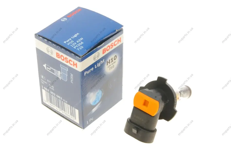 Автолампа H10 12V 42W PY20d Pure Light 1 987 302 083 BOSCH 1-987-302-083 (фото 1)