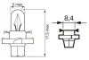Автолампа PBX4 12V 1.2W BX8.4d Pure Light 1 987 302 235 BOSCH 1-987-302-235 (фото 5)