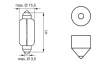 Автолампа C15W 12V 15W SV8.5-8 (1шт) 15.5x41 1 987 302 238 BOSCH 1-987-302-238 (фото 5)