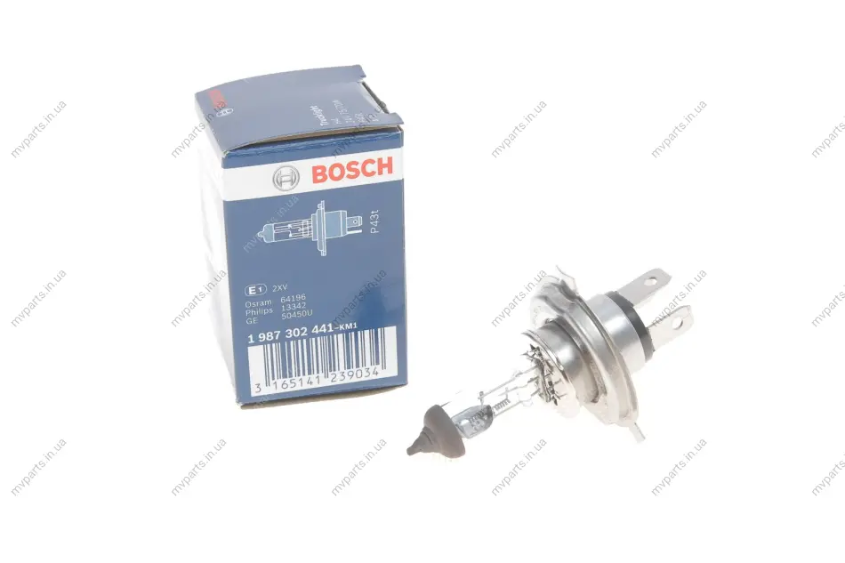 Автолампа H4 24V 75/70W P43t Standard/Halogen Bilux 1 987 302 441 BOSCH 1-987-302-441 (фото 1)