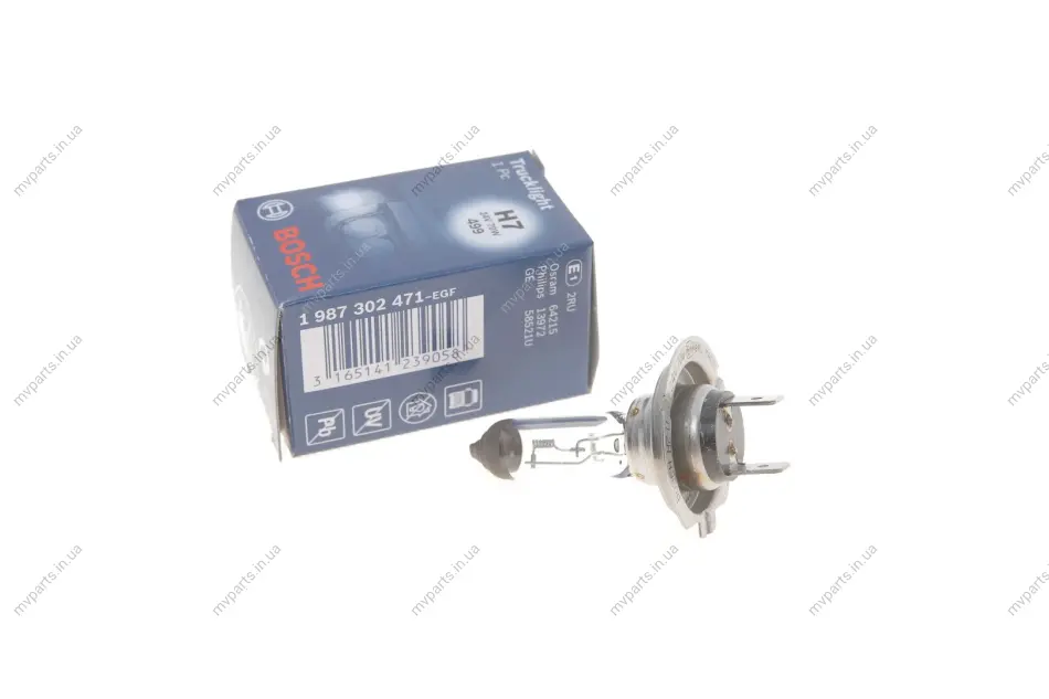 Автолампа H7 24V 70W PX26d TruckLight 1 987 302 471 BOSCH 1-987-302-471 (фото 1)