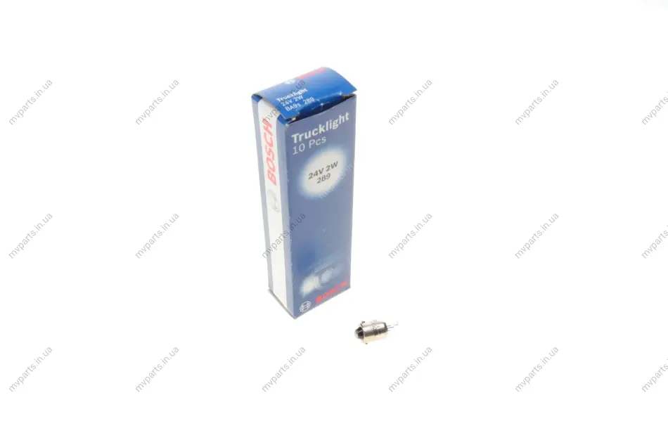 Автолампа T2W 24V 2W BA9s 1 987 302 508 BOSCH 1-987-302-508 (фото 1)