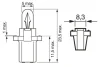 Автолампа PB3 24V 1.2W B8.3d 1 987 302 515 BOSCH 1-987-302-515 (фото 6)