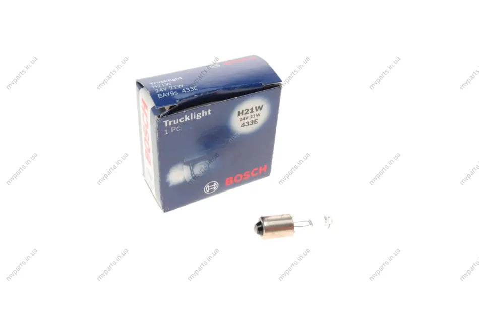 Автолампа H21W 24V 21W BAY9S Trucklight 1 987 302 533 BOSCH 1-987-302-533 (фото 1)