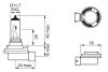 Лампа розжарювання H8 12V 35W PGJ19-1 ECO (вир-во Bosch) BOSCH 1-987-302-805 (фото 5)