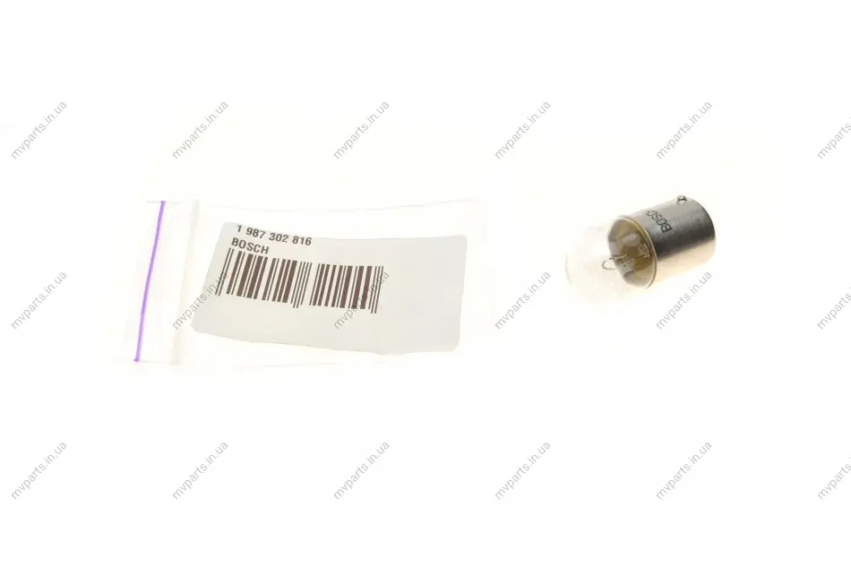 Автолампа R10W 12V 10W BA15s Eco WS 1 987 302 816 BOSCH 1-987-302-816 (фото 1)