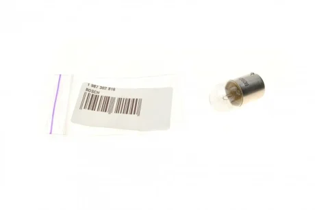Автолампа R10W 12V 10W BA15s Eco WS 1 987 302 816 BOSCH 1-987-302-816