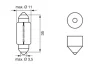 Автолампа C5W 24V 5W SV8.5-8 Eco Truck 1 987 302 864 BOSCH 1-987-302-864 (фото 5)