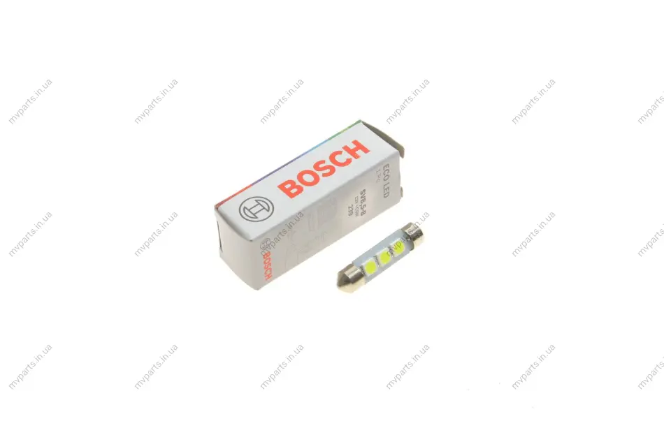 Автолампа C5W 12V 2.5W SV8.5-8 Eco LED WS (пальчик 35mm) 1 987 302 880 BOSCH 1-987-302-880 (фото 1)