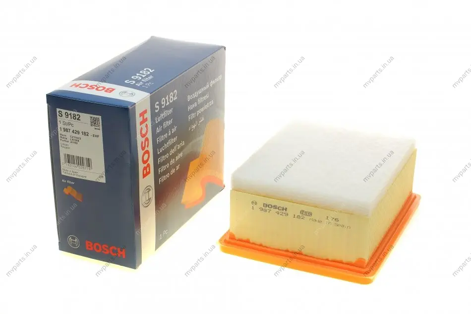 Фільтр повітряний Peugeot Partner 2.0 HDI 03- 1 987 429 182 BOSCH 1-987-429-182 (фото 1)