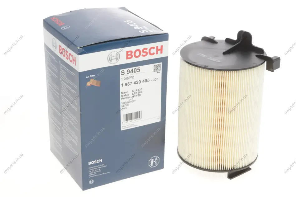 Фільтр повітряний VW Caddy 2.0SDI 1 987 429 405 BOSCH 1-987-429-405 (фото 1)