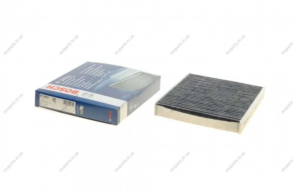 Фільтр салону Ford Focus II/Volvo C30/C70 II/S40 II/V50 04-13 (вугільний) 1 987 432 413 BOSCH 1-987-432-413 (фото 1)