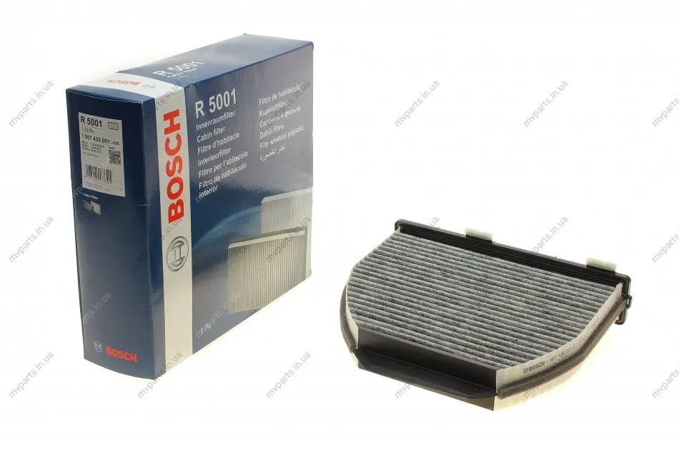 Фільтр салону MB GLK-class (X204) 08- (вугільний) 1 987 435 001 BOSCH 1-987-435-001 (фото 1)