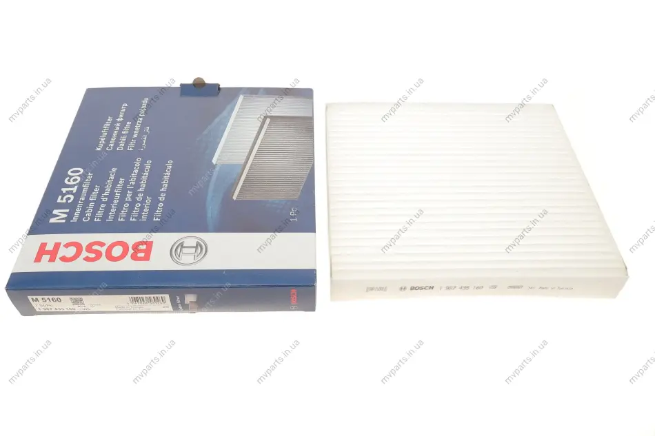 Фільтр салону Hyundai Sonata 2.0 CVVL 20- 1 987 435 160 BOSCH 1-987-435-160 (фото 1)