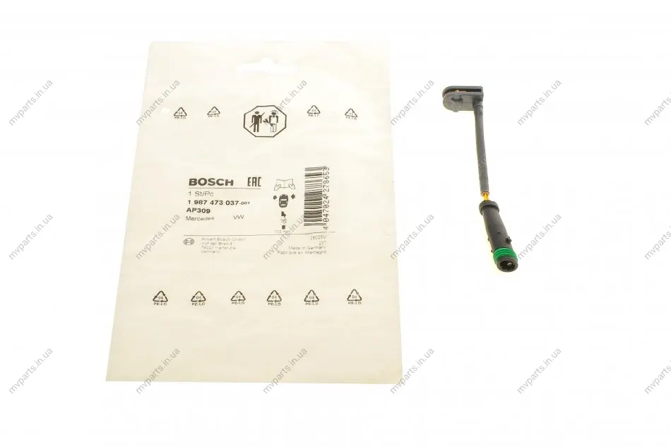 Датчик зносу гальмівних колодок MB BM164/BM463/BM639/T211/W164/W21 1 987 473 037 BOSCH 1-987-473-037 (фото 1)
