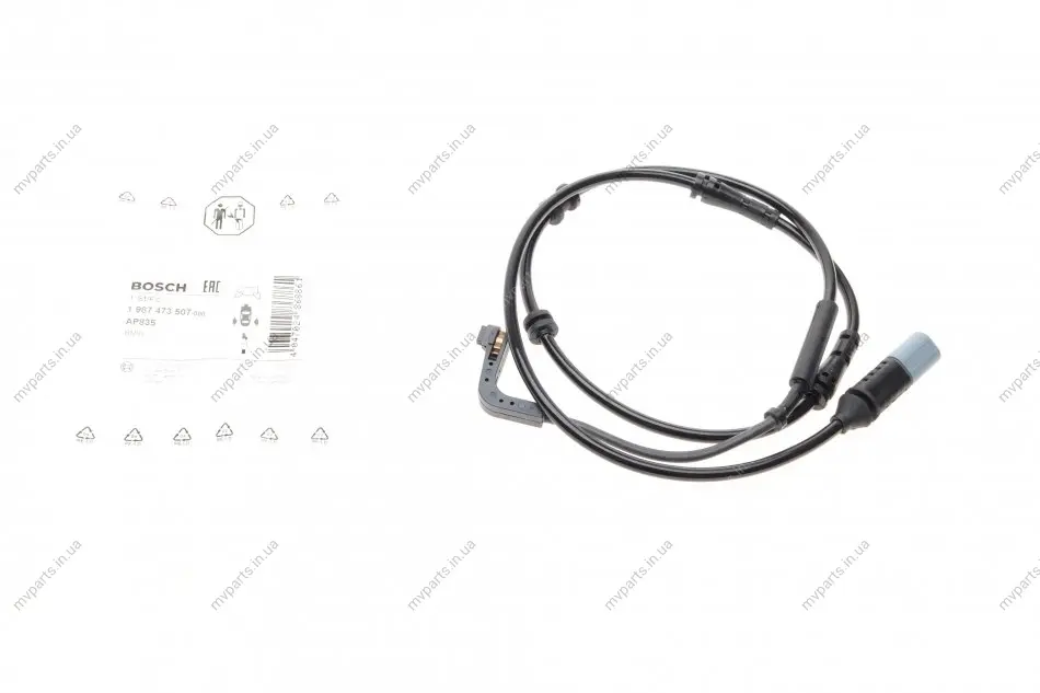 Датчик зносу гальмівних колодок (задніх) BMW 7 (F01-F04) 08-15 1 987 473 507 BOSCH 1-987-473-507 (фото 1)