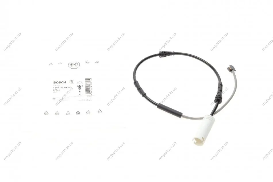 Датчик зносу гальмівних колодок (передніх) BMW X1 (E84) 05-15 (L=675mm) 1 987 473 516 BOSCH 1-987-473-516 (фото 1)