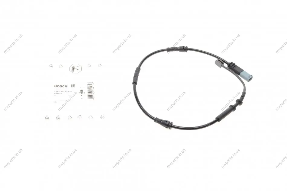 Датчик зносу гальмівних колодок (задніх) BMW X1 (F48)/Mini Cooper 13- (L=642mm) 1 987 473 544 BOSCH 1-987-473-544 (фото 1)
