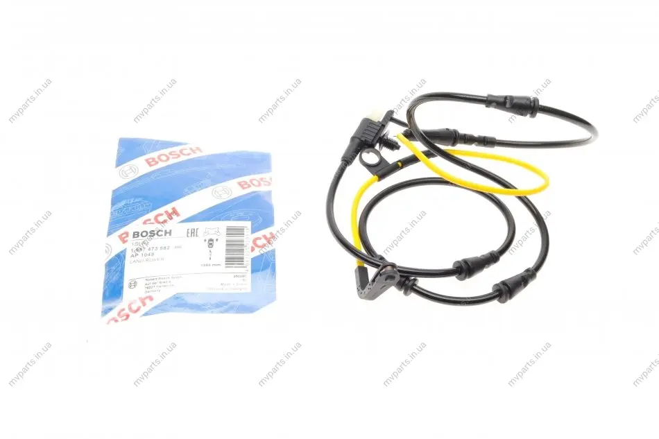 Датчик зносу гальмівних колодок (передніх) Land Rover/Range Rover Sport 12- (L=1384mm) 1 987 473 582 BOSCH 1-987-473-582 (фото 1)