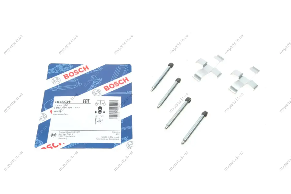 Планка супорта (заднього) прижимна (к-кт) MB C-class (W202) 93-00 (Ate) 1 987 474 100 BOSCH 1-987-474-100 (фото 1)